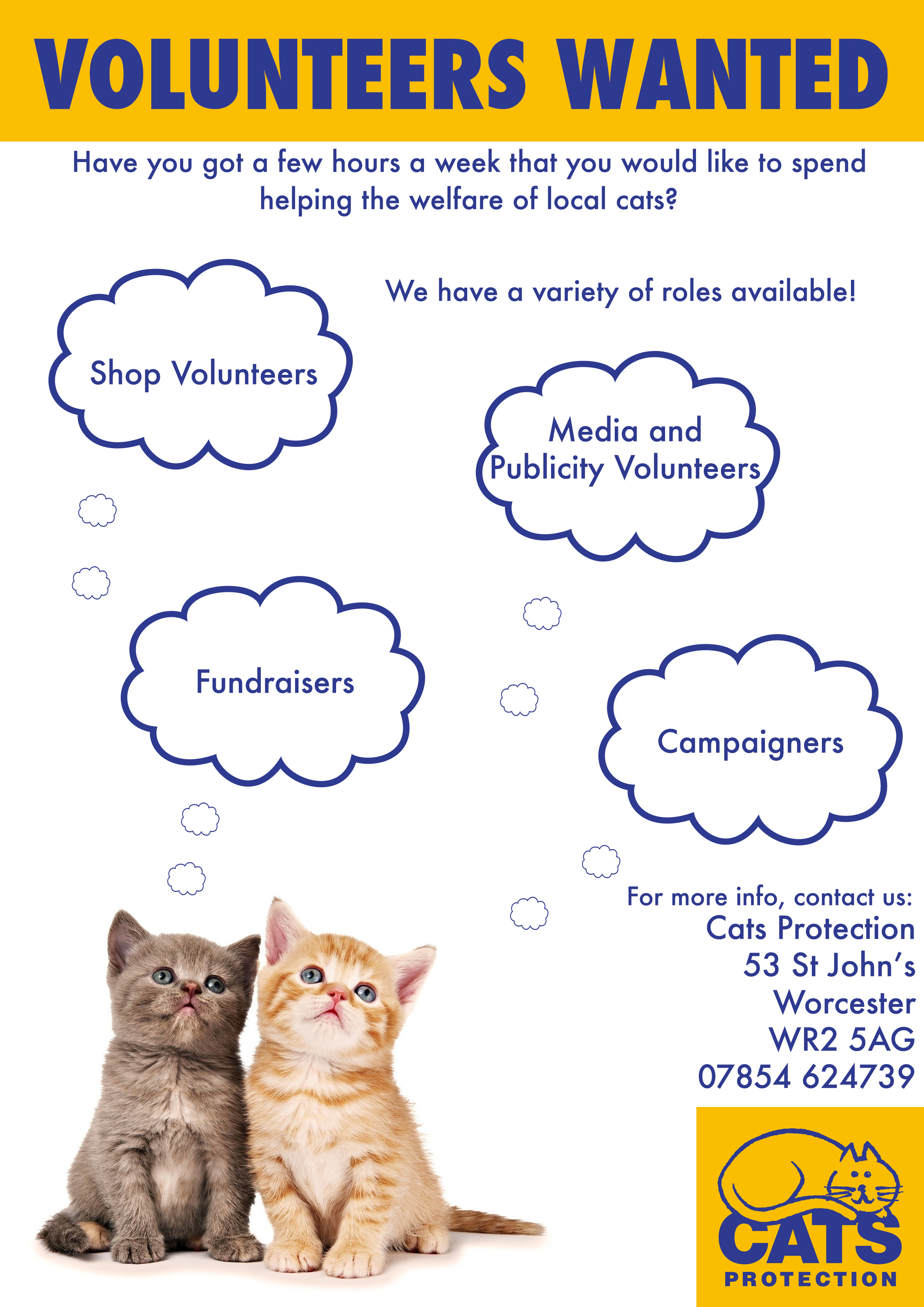 Cats Protection Volunteering Leaflet 